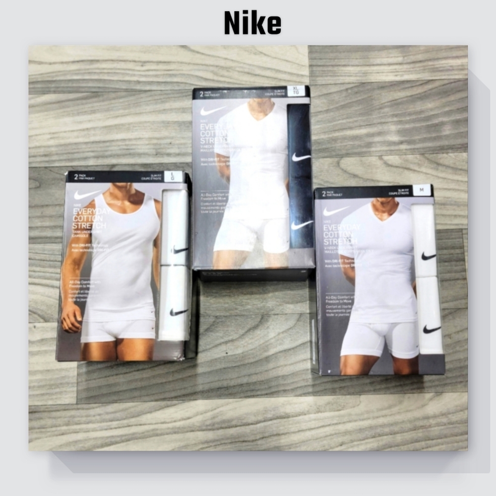 NWT Mens Nike DRI FIT Tees 2 Pack